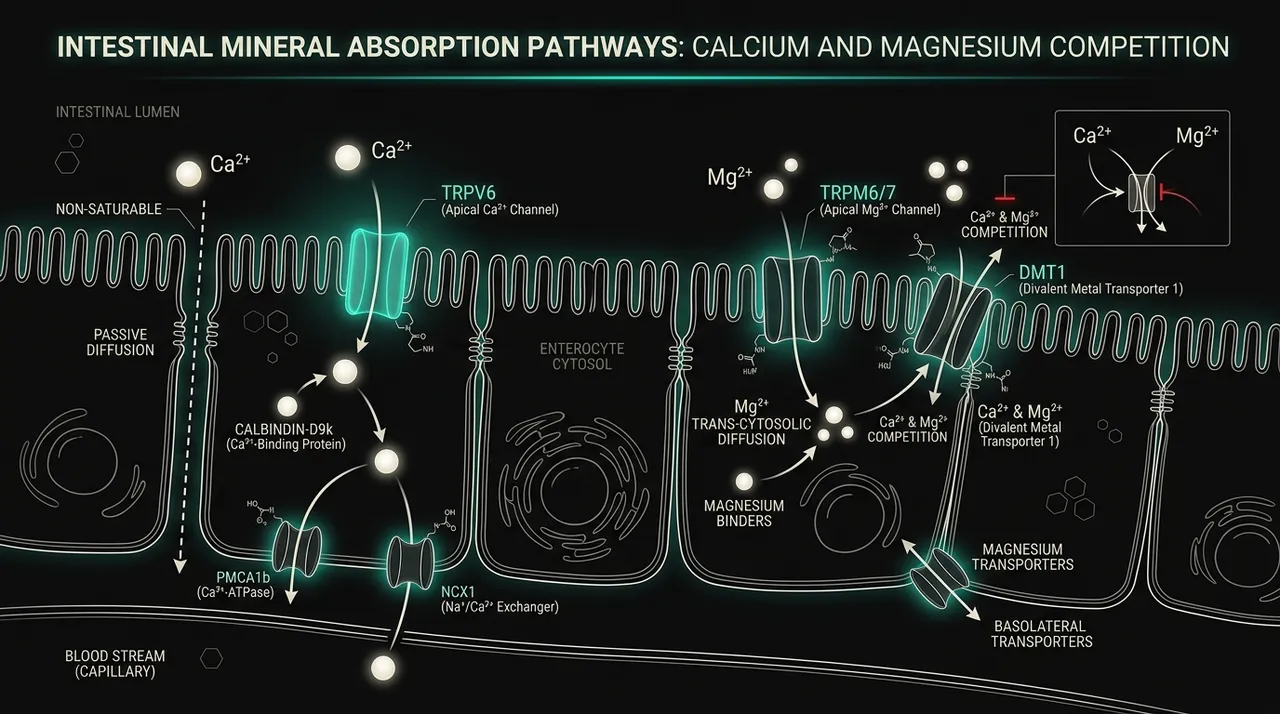 Mineral pathway illustration